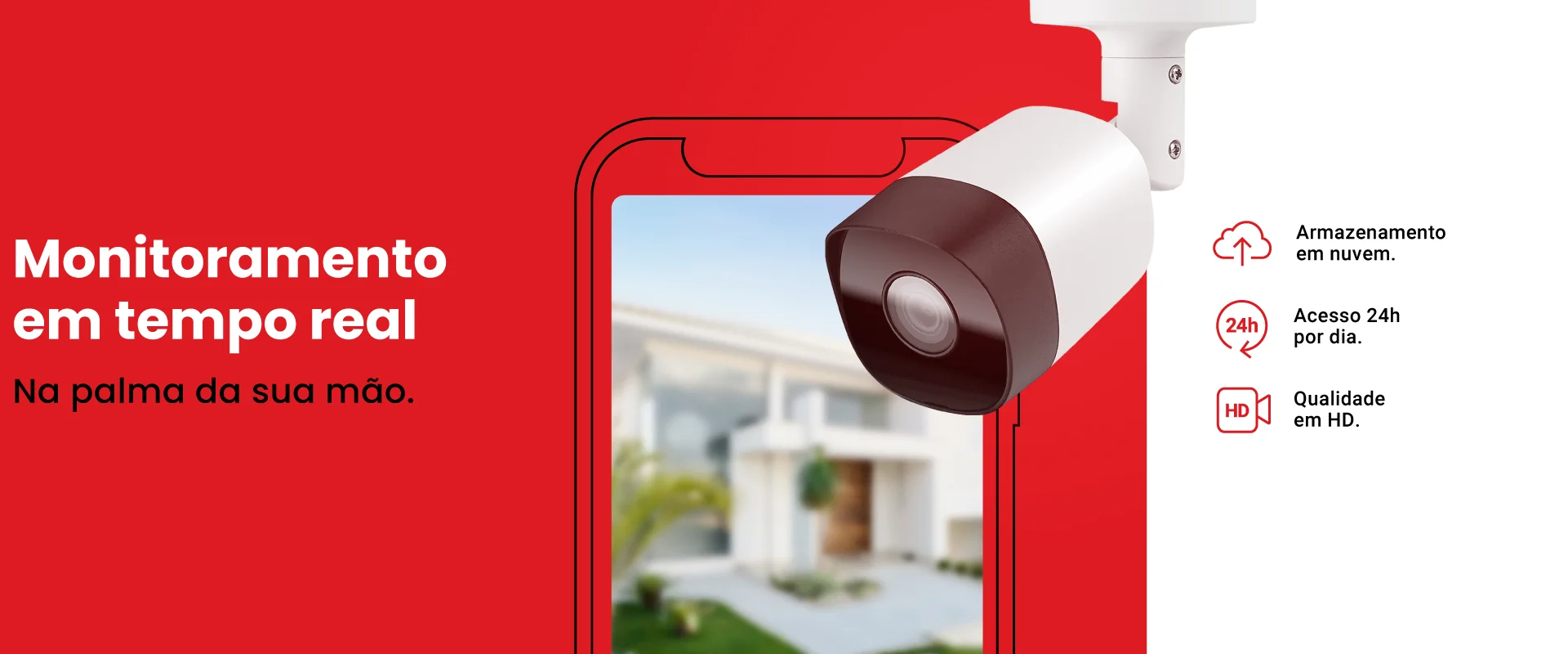 Monitoramento em tempo real na palma da sua mão